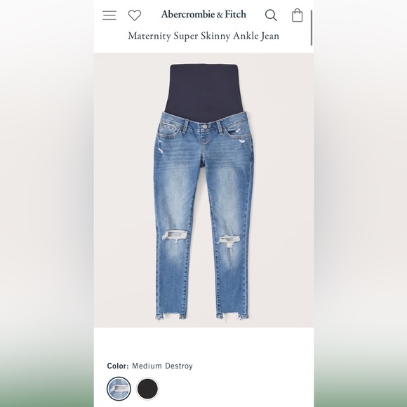 Abercrombie & Fitch Jeans Abercrombie And Fitch Maternity Super